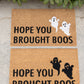 Ghost Halloween doormat
